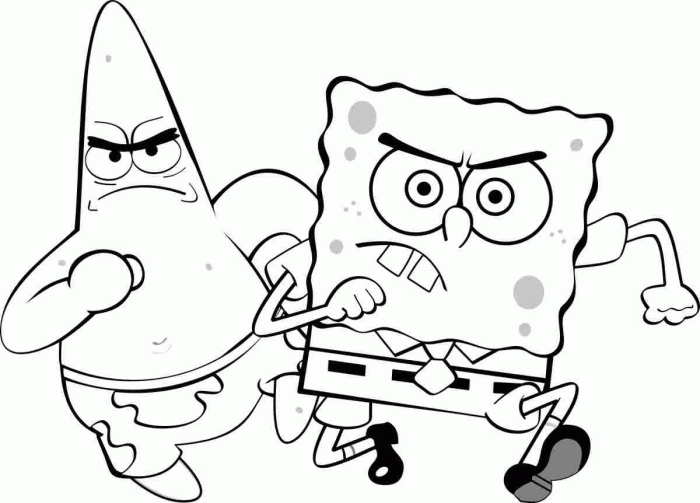 Spongebob squarepants coloring book