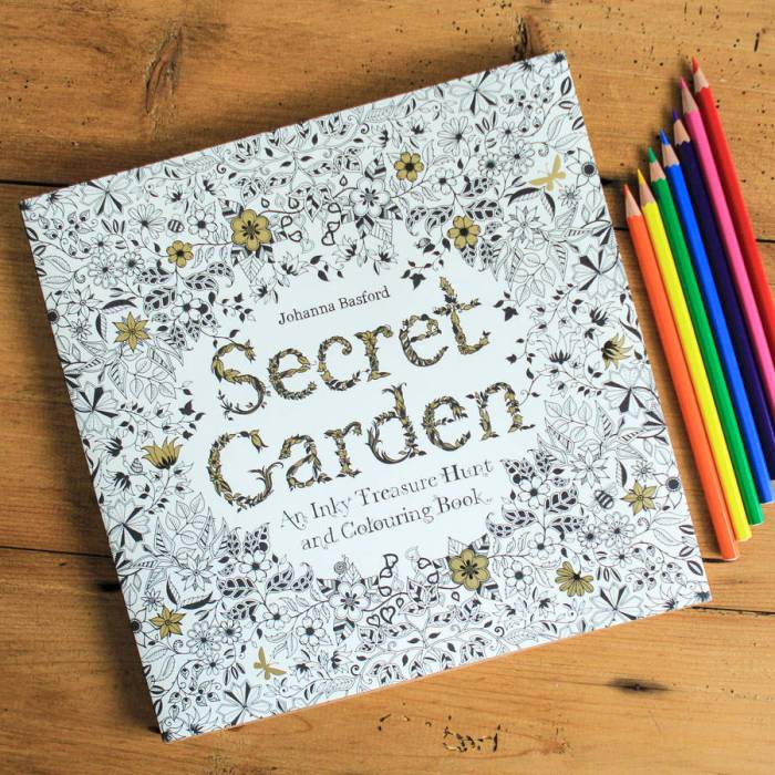 Secret garden coloring book